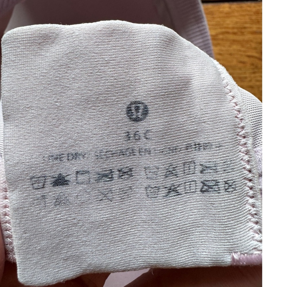 Lululemon AirSupport Sports Bra Women 36C Pink High Support Running Strappy - Picture 7 of 7